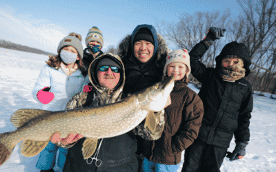 Summit connects classrooms to the outdoors with ice fishing
