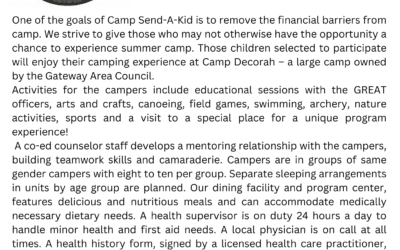 Boy Scouts of America – Camp Send A Kid